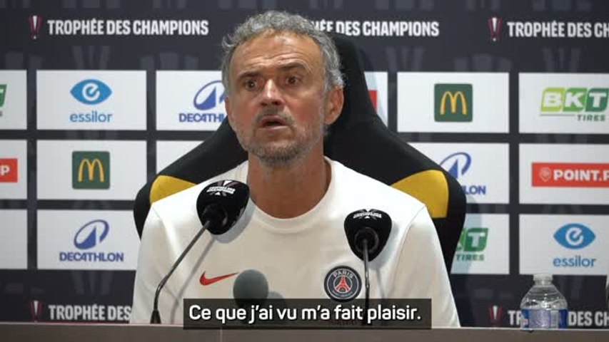 Luis Enrique après la défaite : 