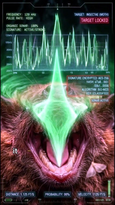 Bat: Nature's 3D Sonar Targeting System 🦇📡