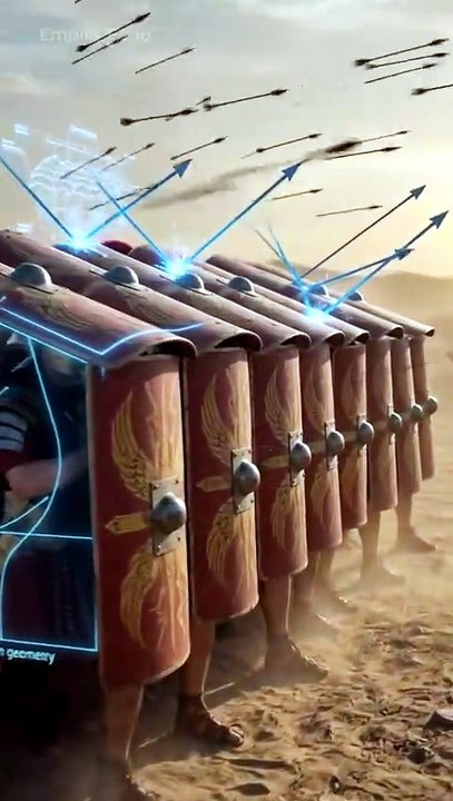 🛡️🏹 Why Romans Walked Through Arrow Storms | The Testudo Formation Explained