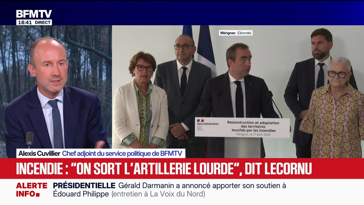 Marschall Truchot : Incendies, Macron reçoit él...