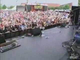 Singer Faints Off Stage