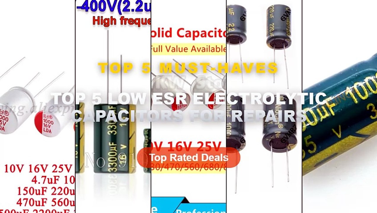Why Everyone Is Buying Top 5 Low ESR Electrolyt...