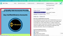 Where to Buy Verified Binance Accounts in the US Now!