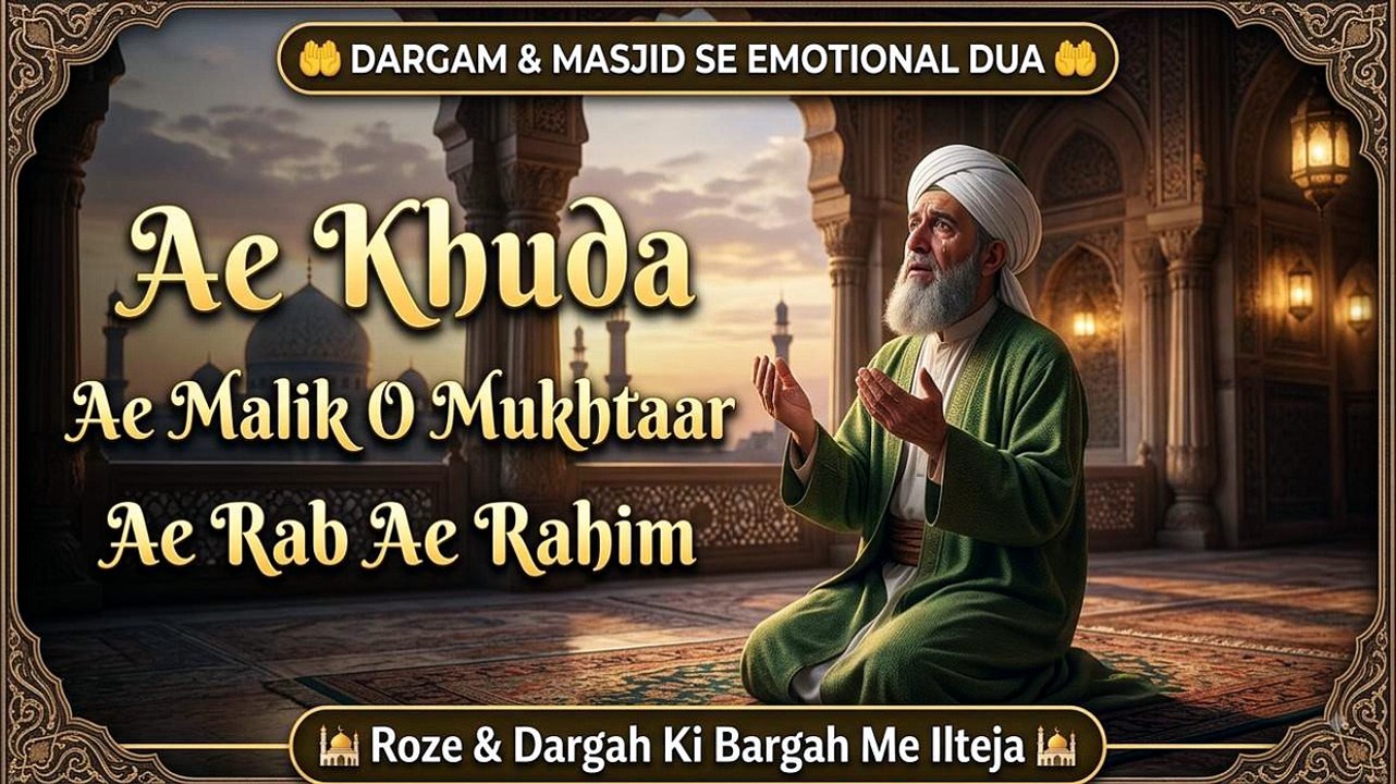 Ae Khuda Ae Malik O Mukhtaar Ae Rab Ae Rahim - Emotional Ilteja | Support Our Welfare Work