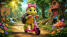 Rainbows, Scooters, and New Friends! 🌈🛴 | Tilly the Turtle Song
