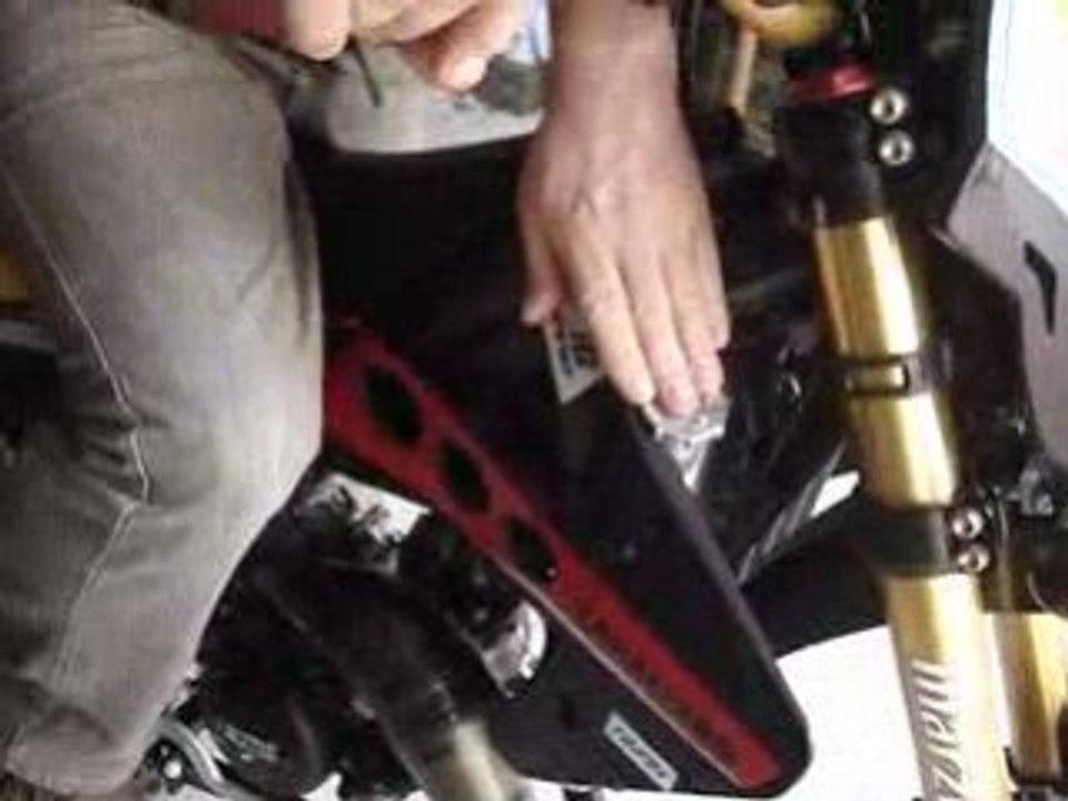 La fantic cabalero 2008 en rodage au ralentit