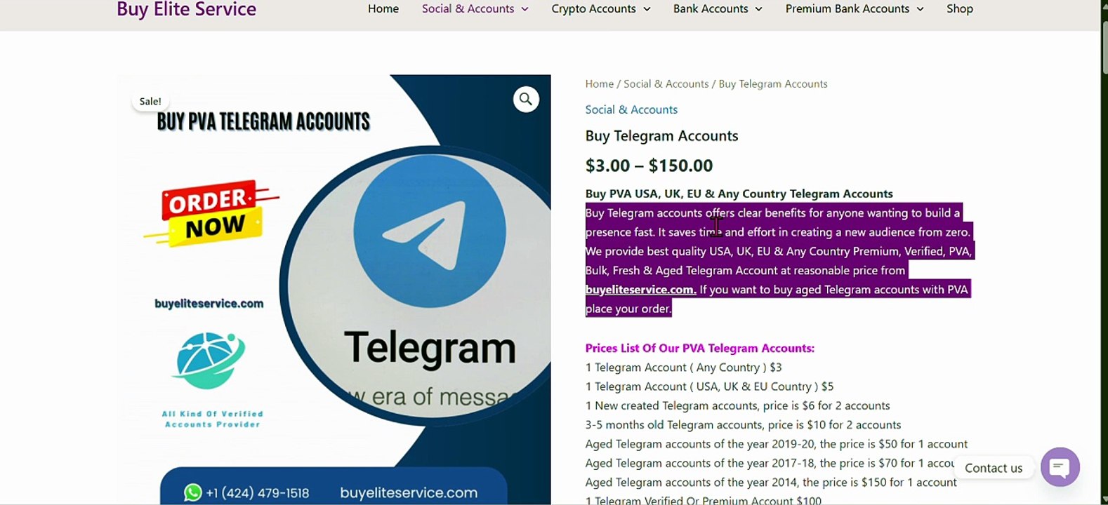 Buy Telegram Accounts - 100% Verified, Cheap & Fast ...