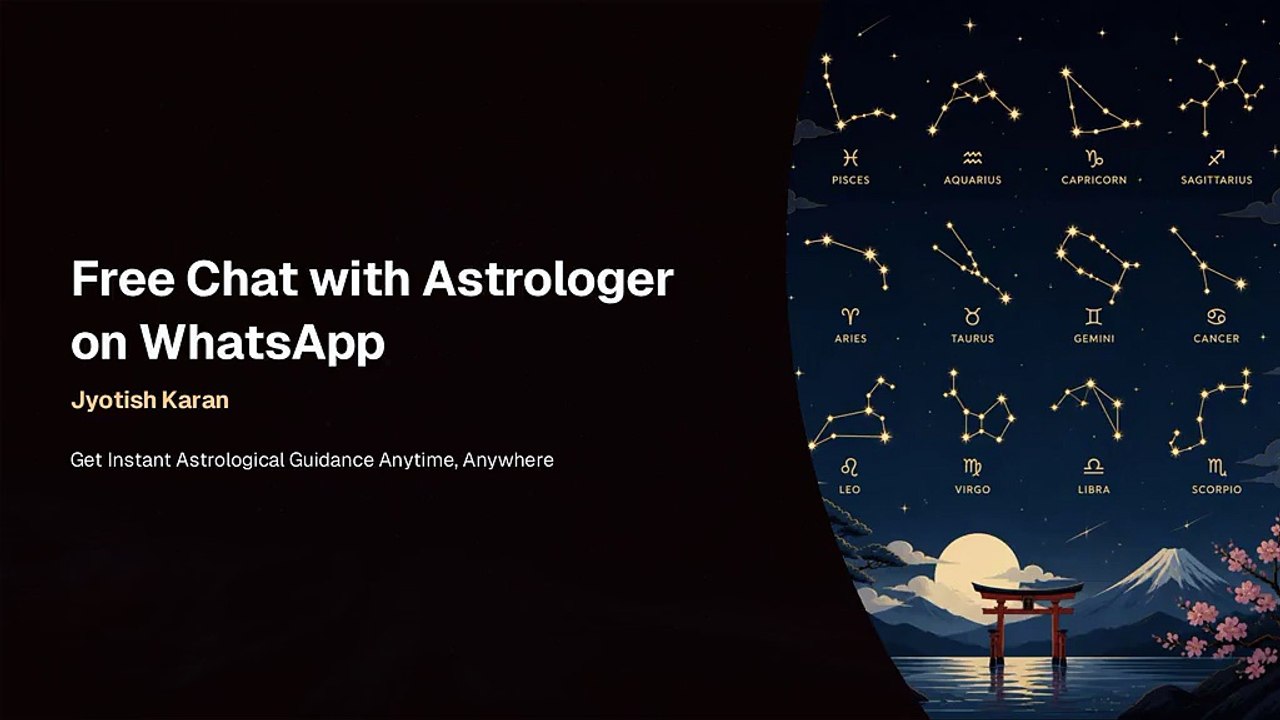 Free Chat with Astrologer on WhatsApp
