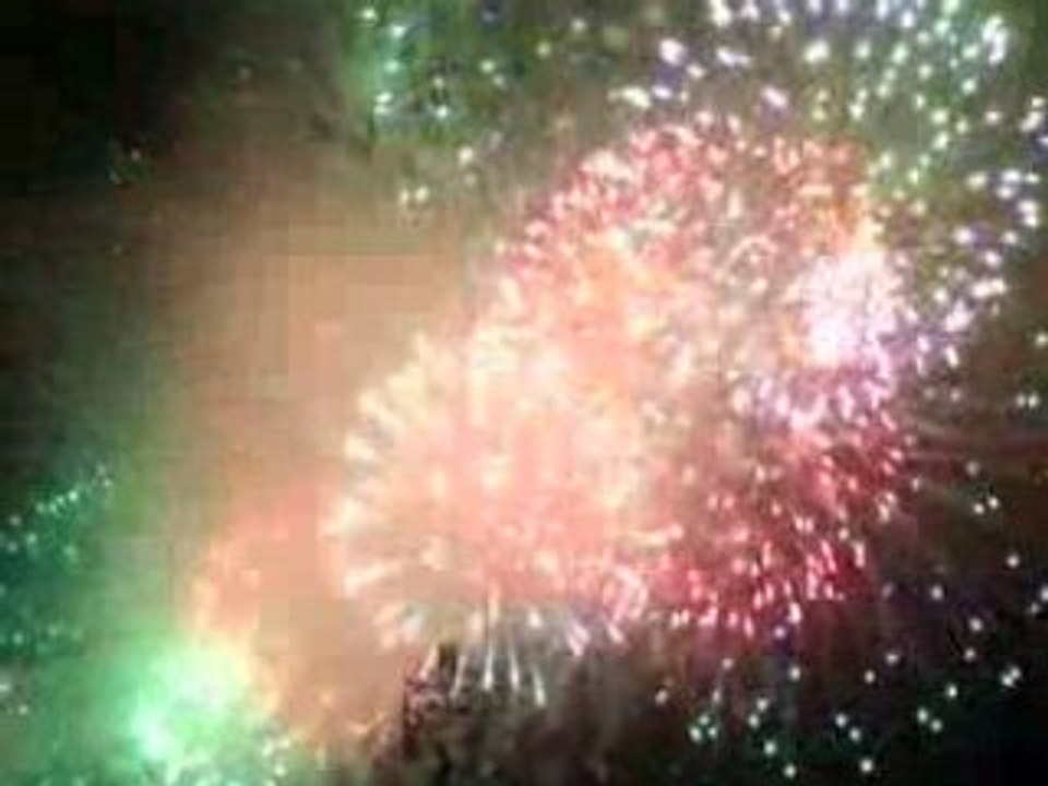 BREST 2008 feu d'artifice - 14 juillet