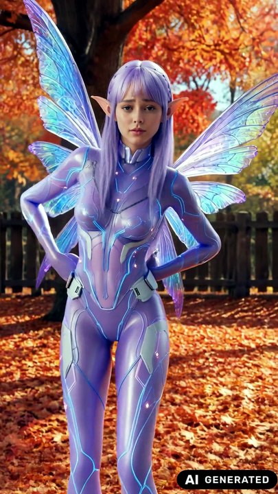 Signal in the Static ⚡🍁 | Cyber-Fairy Dance in Uniworld