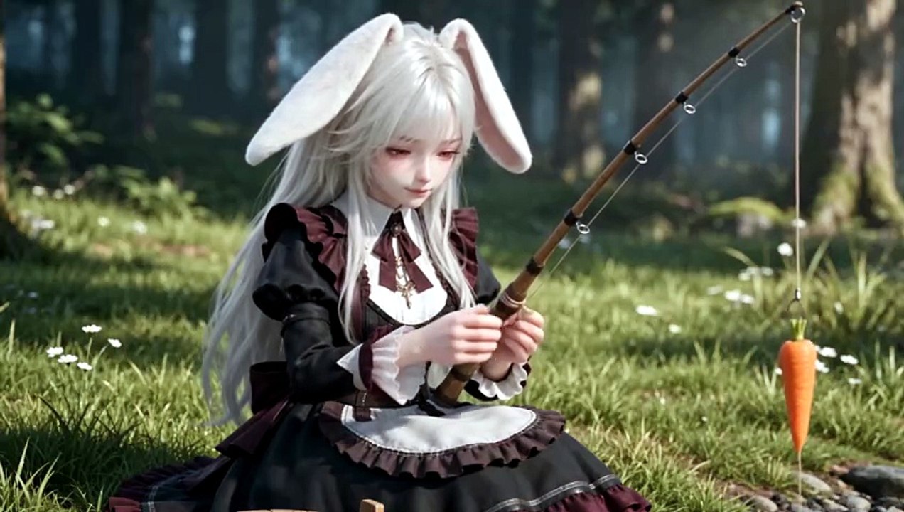 Little Bunny’s Fishing Day...#GL #GirlsLove #Sapphic #BunnyGirl #SoftGirl