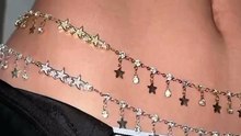 Wore this belly chain all day at the beach💛Swimming 🏊_♀️ Sweating It’s still looks so shinin