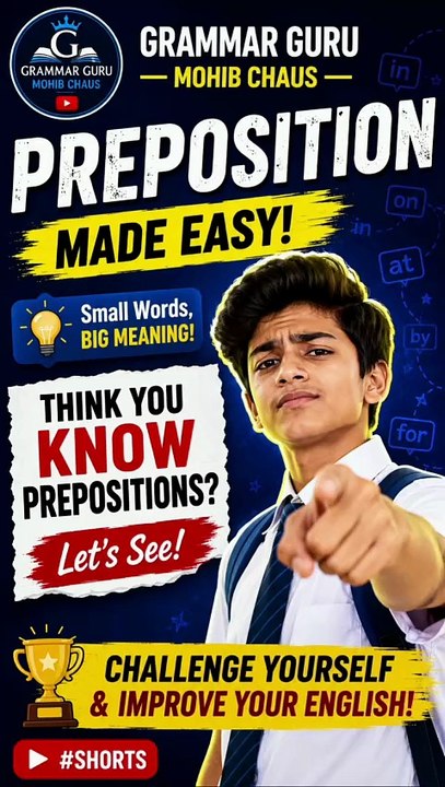 Preposition Made Easy | Learn English Grammar