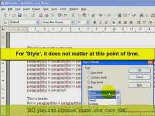 Openoffice Tutorial: How to Insert Cover Page | Netosis.com