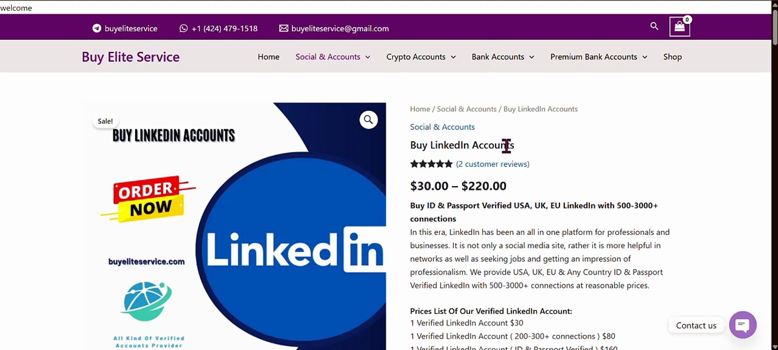 Where to Buy LinkedIn® Accounts? [12 Best Sites]