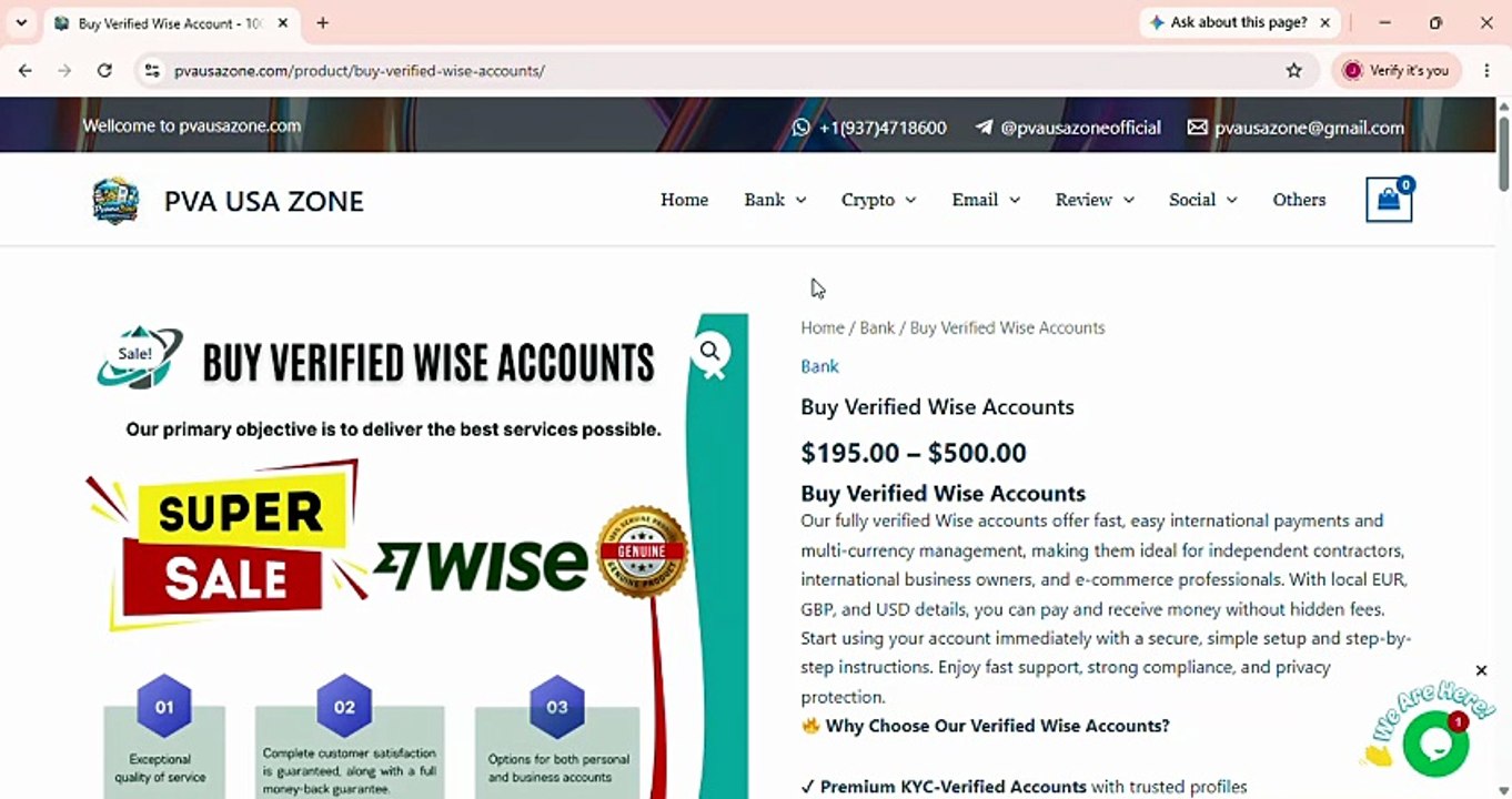 Buy Wise Account: 100% Safe  Secure & Ready in 2026