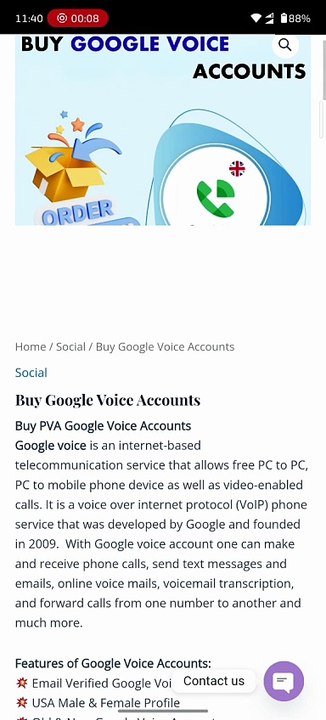 Buy Verified Google Voice Accounts: Top 17 Sites List