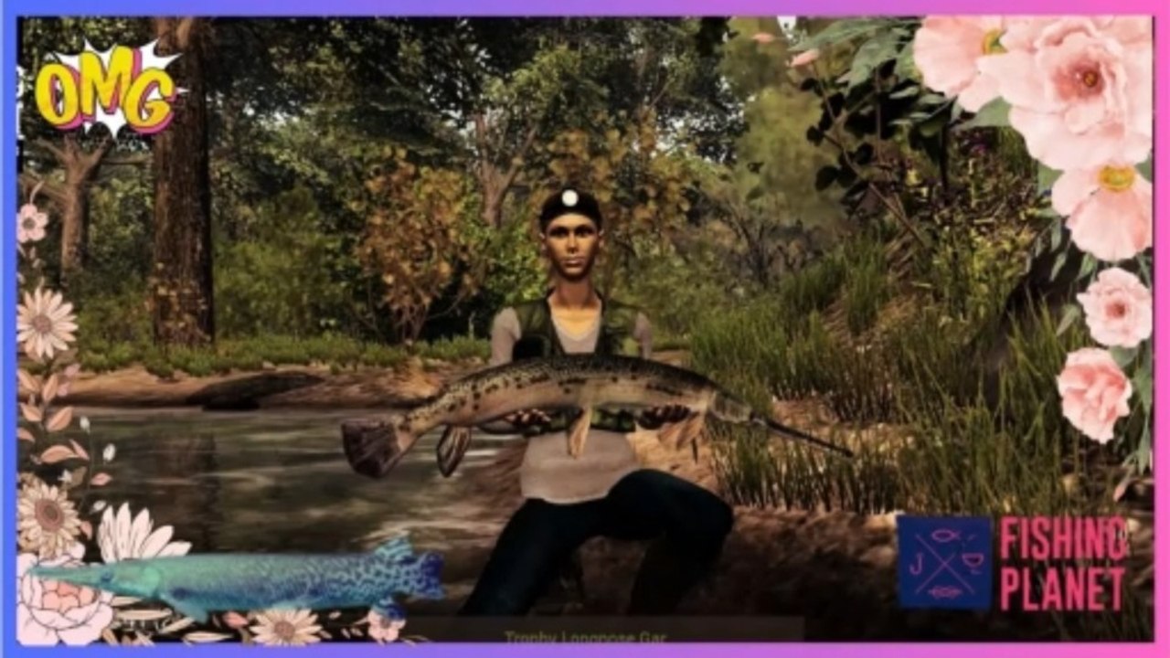 How to catch Trophy Longnose Gar at Neherrin River | Fishing Planet