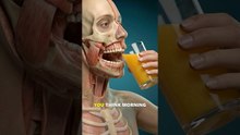 Morning Orange Juice… Good or Bad? Here’s What Happens #shorts #humanbody #anatomy