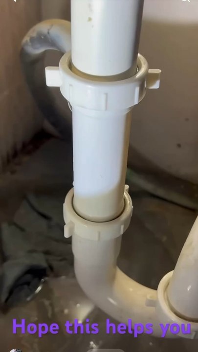 Leak under sink
