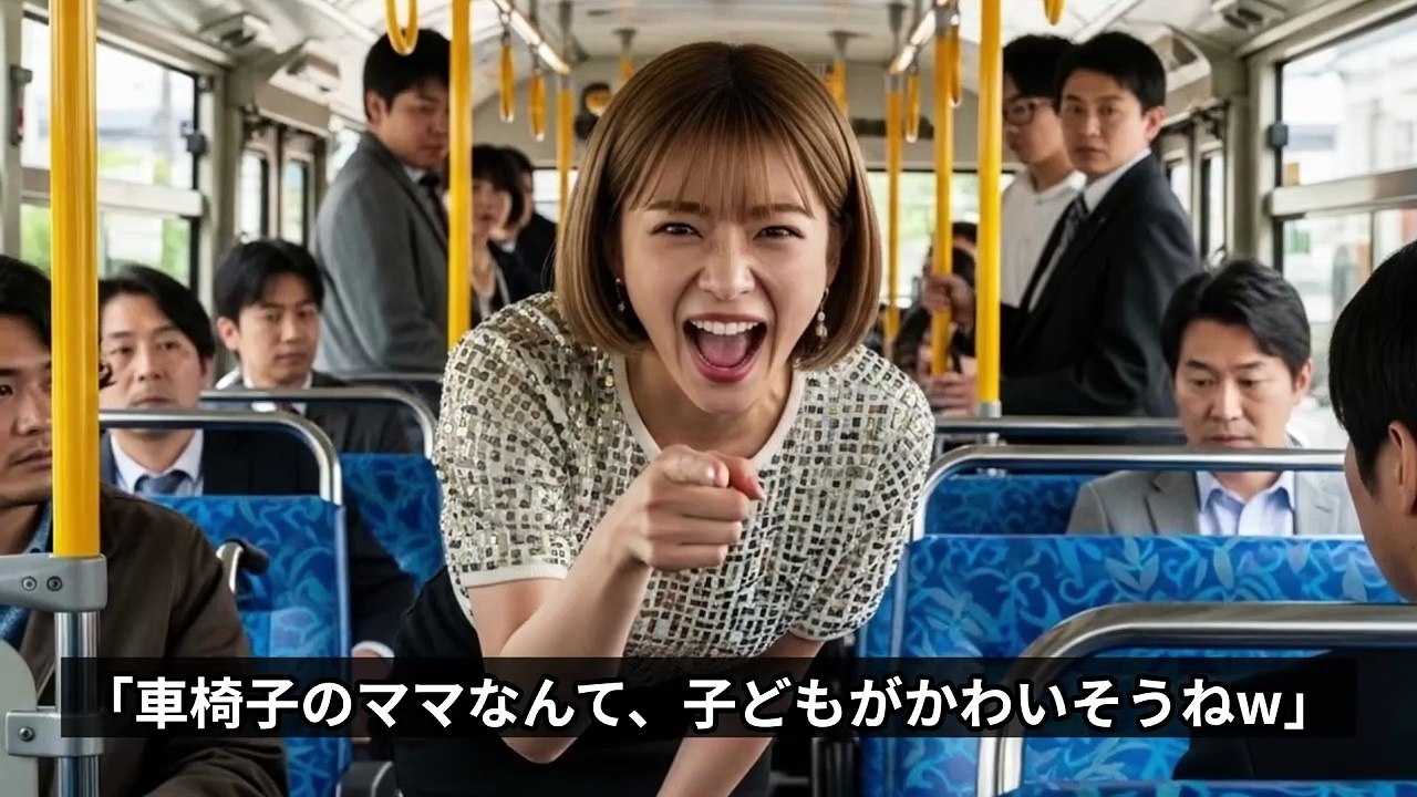 バスで車椅子の私をいじめ続けてくるボスママ。娘の反撃にギャル運転手も参戦し全員凍りつく