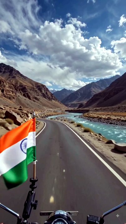 👉 🇮🇳 Manju Found India's Most Unreal Road! 🏍️😱#viral #tranding #shorts #travel