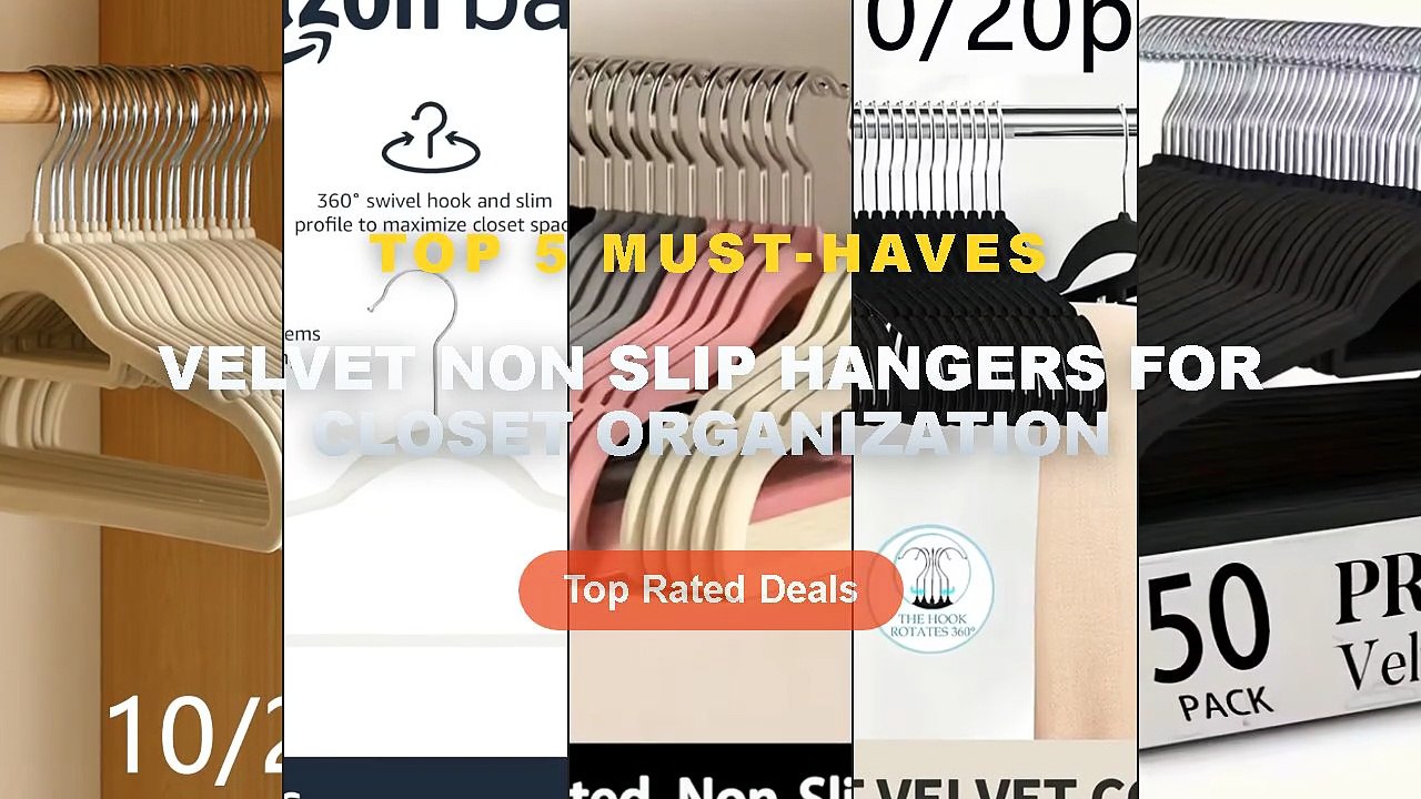 Cheap & Best Velvet Non Slip Hangers For Closet Organization Unboxing & Review - 10/20/50 Pack Premium Velvet Hangers, N...
