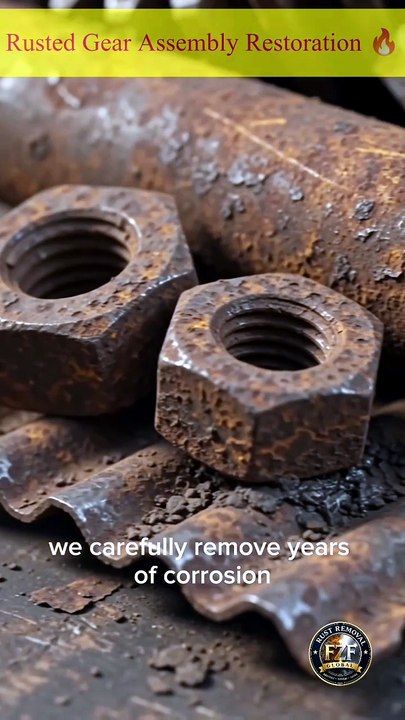 Rusted Gear Assembly Restoration 🔥