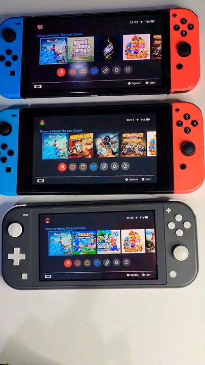 Prince of Persia The Lost Crown Switch Lite vs...