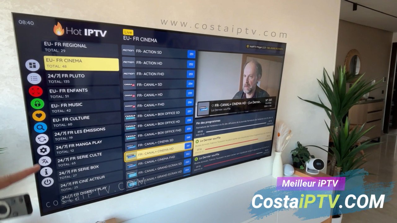 Comment installer Hot iPTV sur télévision SAMSUNG