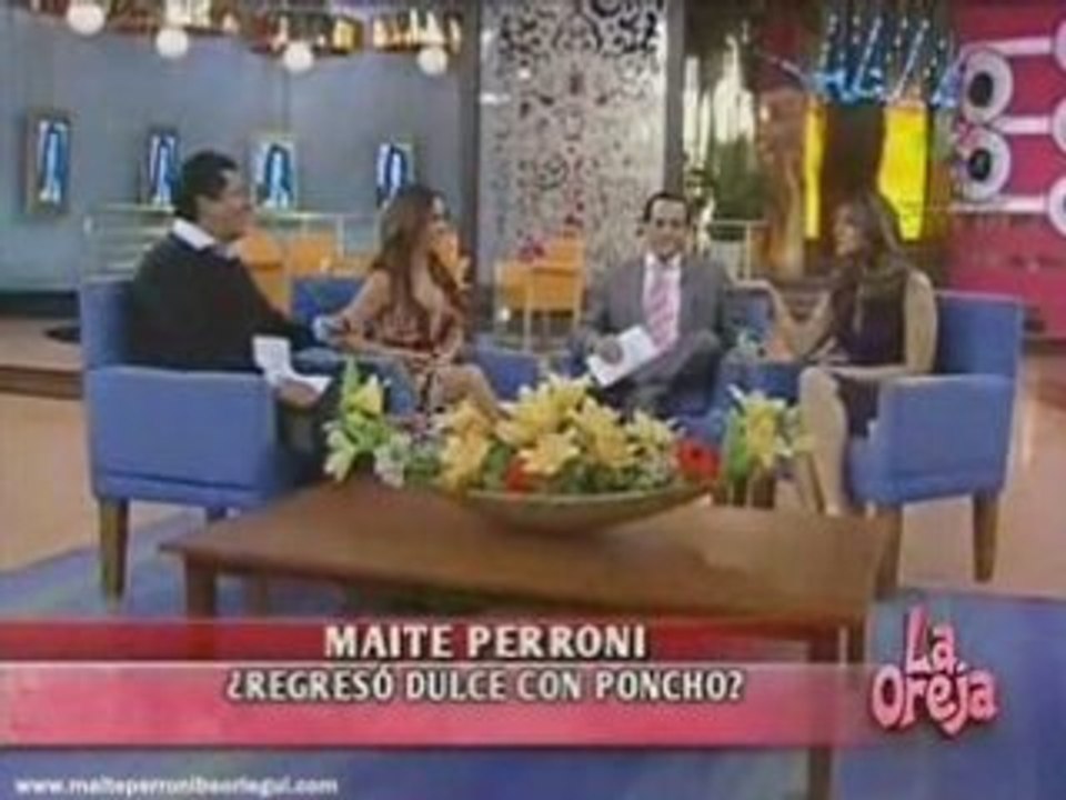 Maite habla de Dulce y Poncho en La Oreja