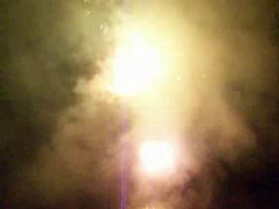 Feu d'artifice amateur 14 Juillet