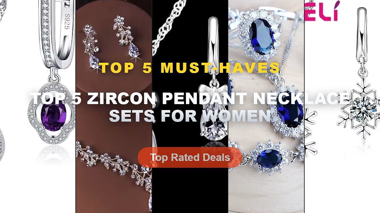 Top 5 Best Top 5 Zircon Pendant Necklace Sets F...