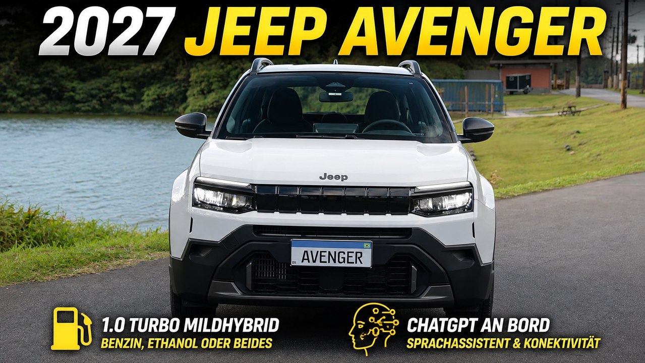 2027 Jeep Avenger im Check: Kompakt-SUV mit ChatGPT an Bord