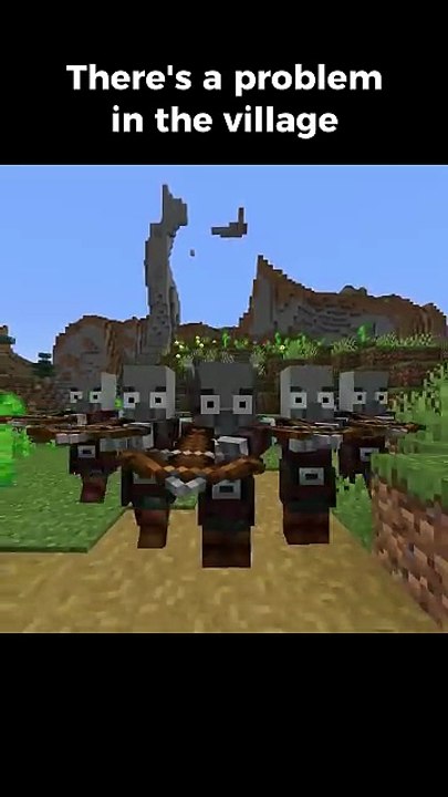 A strange village #minecraft #shorts
