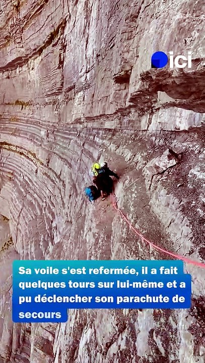 "À tout moment une brise pouvait tirer sur le parachute et le projeter dans le vide" : le récit d'un secours hors-norme