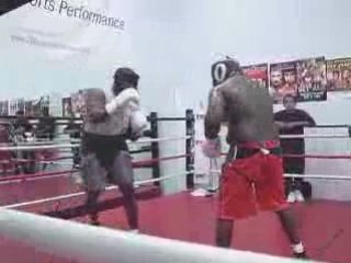 James Toney trains for Rahman  ( 2008 )
