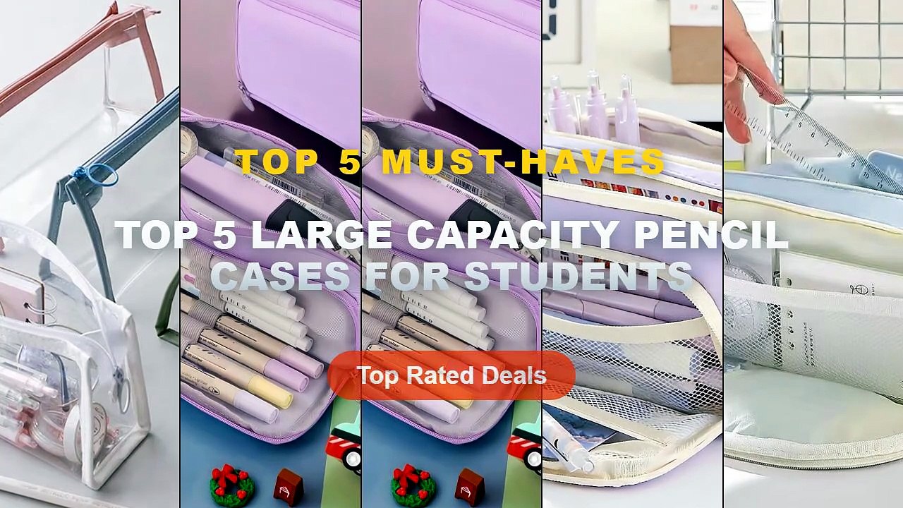 Cheap & Best Top 5 Large Capacity Pencil Cases...