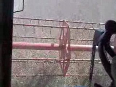CLAAS MEDION 340 HARVESTING THE CANOLA 2008 CABINE VIDEO...!