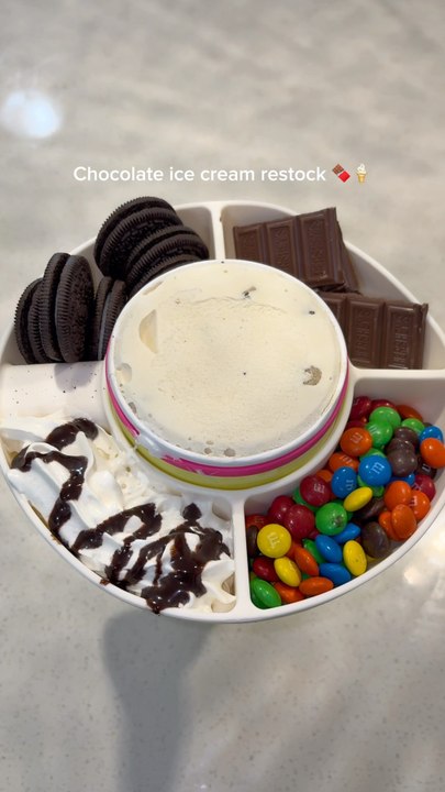 Chocolate ice cream restock #chocolateicecream...