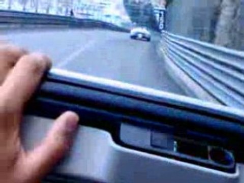 Bud au GP de Monaco 2008 : Tour de circuit en Mégane CC