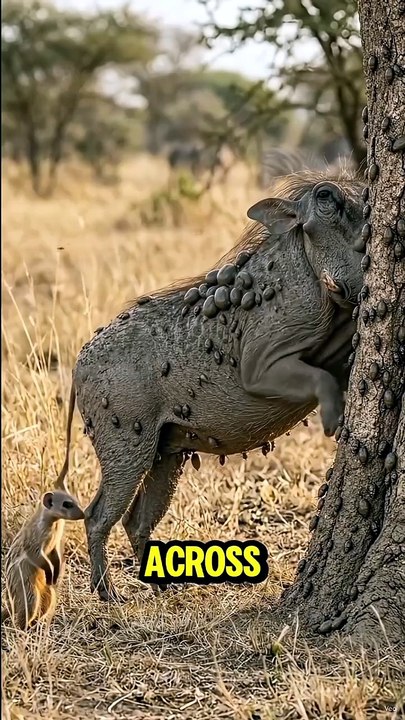 The Tiny Mongoose That Cleans Africa’s Giants! 😱🦡 | Wildlife Documentary