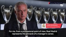 Real Madrid the 'pinnacle' of my career - Mourinho