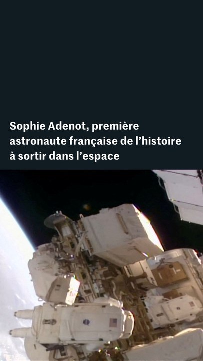 Sophie Adenot : les images historiques de sa so...