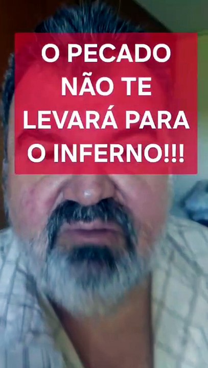 O pecado não te levará para o inferno!!! Porque não Jesus? 18/08/2026