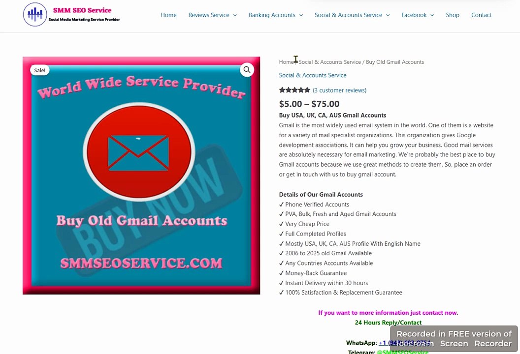Where to Buy Trusted Old Gmail Accounts Worldwide
