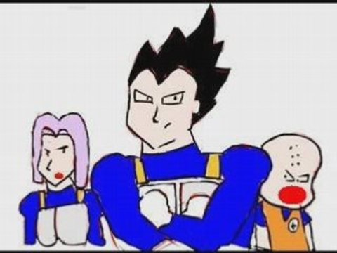 Végéta trunks et krillin chantent du slipknot
