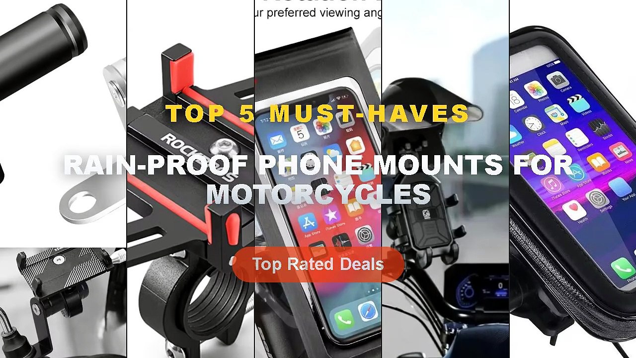 Rain-Proof Phone Mounts For Motorcycles: Top 5...