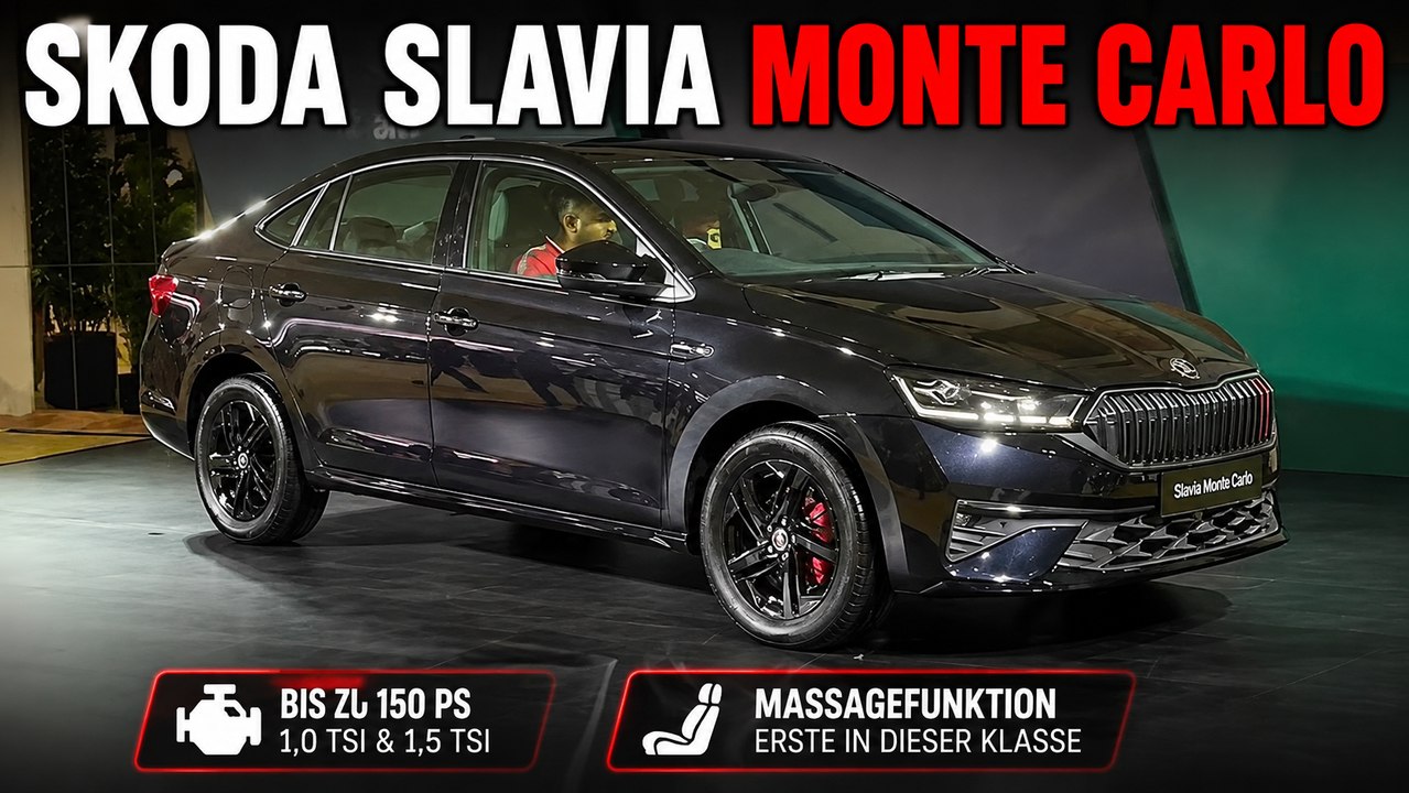 2026 Skoda Slavia Monte Carlo: Das steckt im großen Facelift