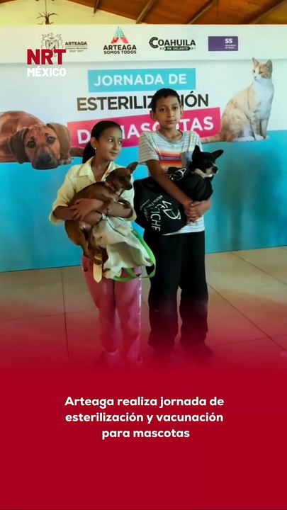 Arteaga realiza jornada de esterilización y vac...
